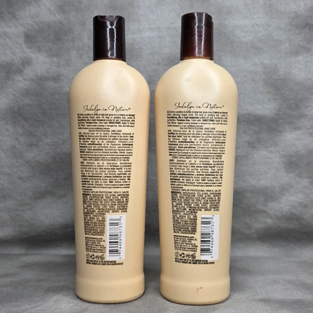 (X2) Bain De Terre‎ Long & Healthy Conditioner 13.5 oz Sweet Almond & Argan Oil